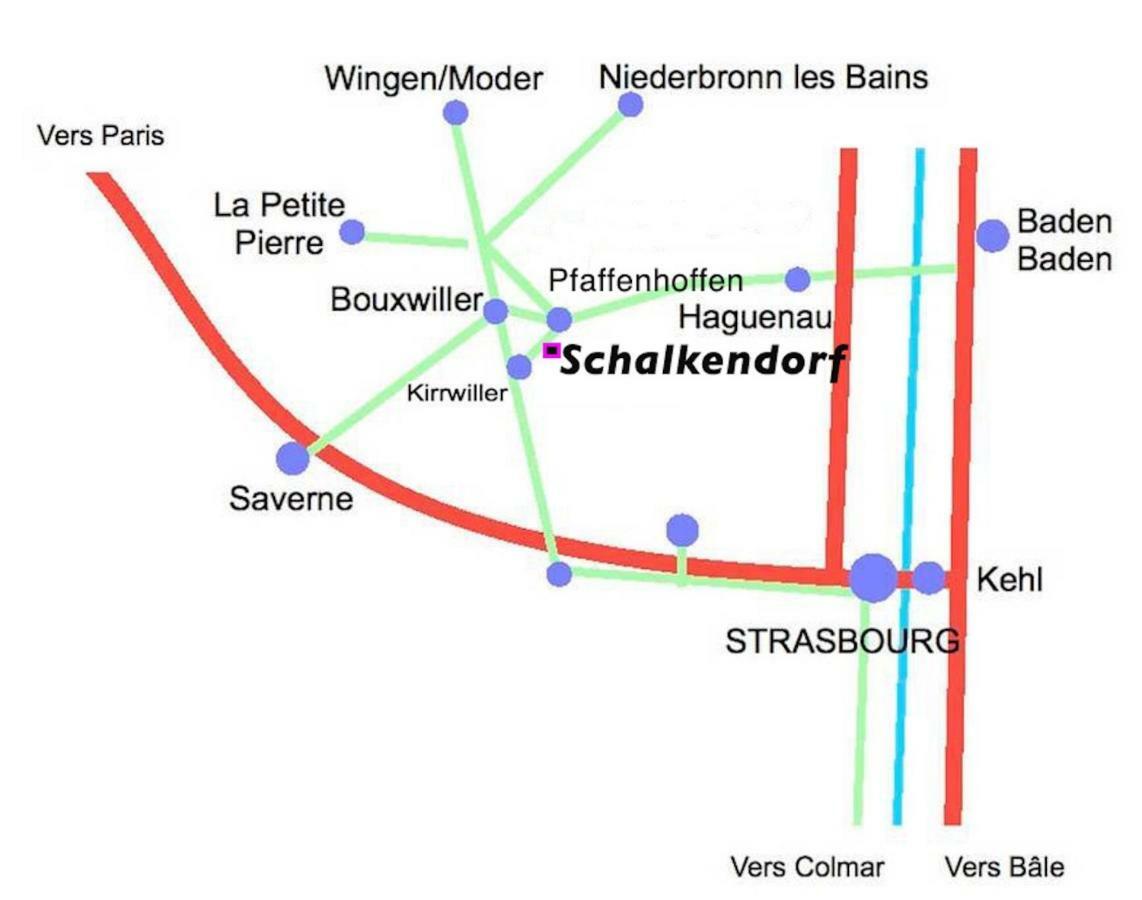 Schalkendorf Le Gite Des Ecureuils מראה חיצוני תמונה