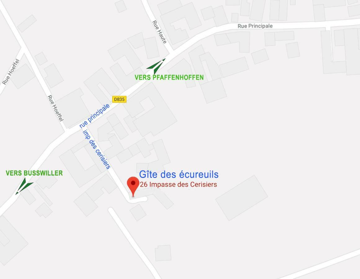 Schalkendorf Le Gite Des Ecureuils מראה חיצוני תמונה